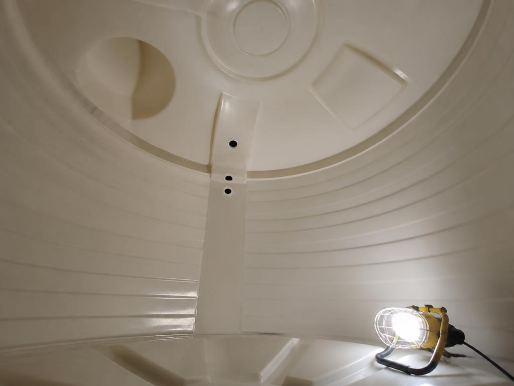 Clean water tank interior after professional tank cleaning service in Bangalore